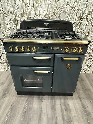 Rangemaster Classic FSD 90 Cooker In Anthracite Grey & Chrome Dual Fuel REF C67 • £1490