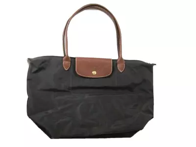 Longchamp Le Pliage Shopping Modele Depose Foldable Shoulder Tote Bag Gray • $59.99