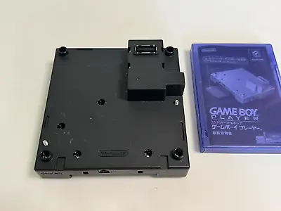 GameCube Gameboy Player With Start Up Disk Black JAPAN Import NTSC-J DOL-017 • £134.54