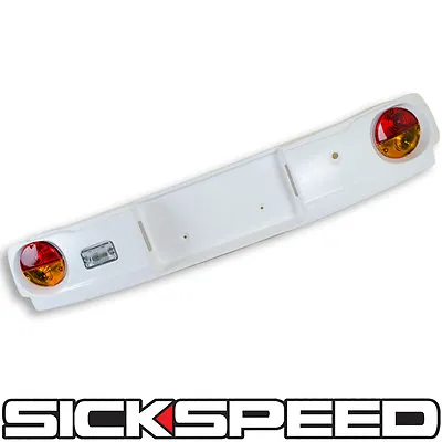 White Fiber Glass Conversion Panel With Red/orange Taillights For Mazda Miata Na • $399.88