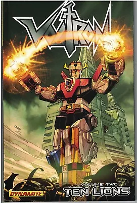 VOLTRON Vol 2 TEN LIONS TP TPB $19.99srp #7-12 144 Pages Color 2014 NEW NM • $8.49