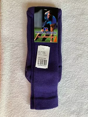 $8.95 • Buy Russell RTS00AS Adult/Youth Solid Color All Sport Tube Sock,Medium,Purple