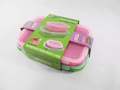 2 Collapsible Silicone Containers Rectangle Caravan  Pop Up Space JAYCO PARTS • $27