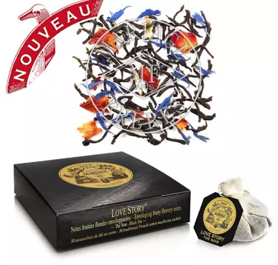 Mariage Freres Tea Bags 'LOVE STORY' - 1 Box Of 30 Tea Sachets • $68