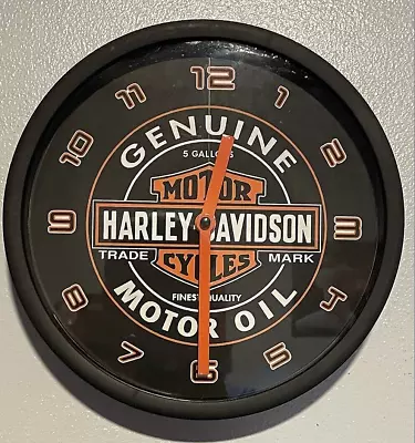 Harley-Davidson Vintage Black Label  Design 9” Wall Clock • $34