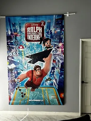 Ralph Breaks The Internet & The NutCracker Vinyl Theater Banner Huge 95  X 60  • $89.99