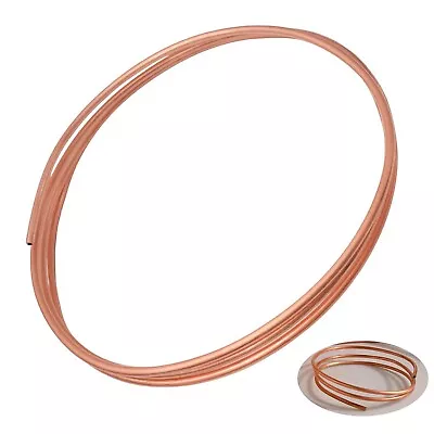 Tynulox Pure Copper Tubing 1/4  OD × 3/16  ID × 8.2FT Length Refrigera • $37.07