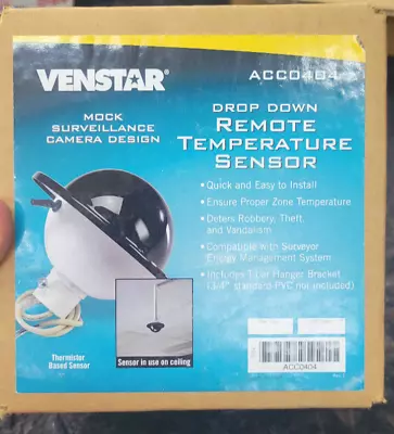 Venstar Acc0404 Drop Down Remote Temp Sensor Mock Surveillance Camera Design • $19.49