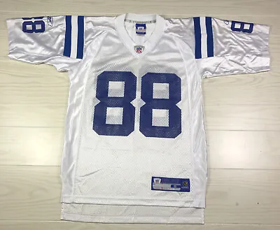 Reebok NFL Equipment Jersey White Indianapolis Colts Signed Marvin Harrison #88 • $39.99