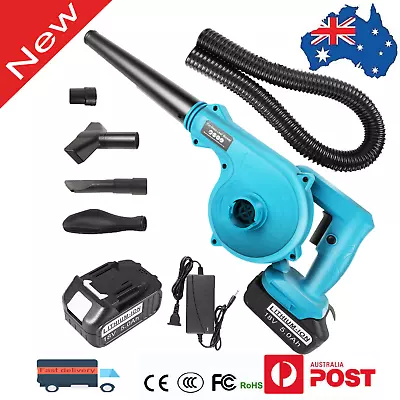 2 In 1 Cordless Leaf Blower Dust Suction Vacuum Cleaner 2X Battery+Charger • $69.99