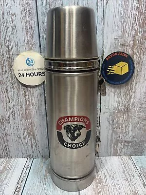 Champions Choice Champ Hot-Cold Stainless Steel Thermos 32 Oz  13    Vintage • $15