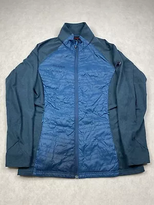 Mammut Hybrid Jacket Teewinot Orion Blue Zip Up Womens XL • $29.99