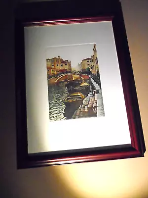 Rare Venice Canal  Lithograph - Art Galleries Gidiemme Venezia  Signed/numbered • $99