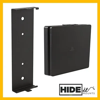 $59.95 • Buy HIDEit 4S PlayStation 4 PS4 SLIM Wall Mount Bracket Display (Black) HIDE IT