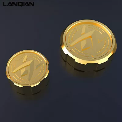 Motorcycle Front Brake Fluid Reservoir Caps For Kawasaki Z900RS Cafe 2018-2023 • $29.21