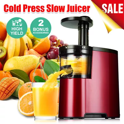 Cold Press Juicer Whole Fruit Vegetables Extractor Slow Juice Squeezer Machine • $73.85