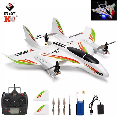 WLtoys XK X450 RC Airplane 2.4GH 6CH RC Glider Fixed Wing 6-axis Gyro Plane E2Y0 • $135.95