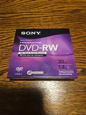 Sony Handycam Blank DVD-RW Camcorder 30 Minute 1.4 GB Disc Single Side New 2pack • $23.50