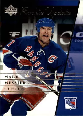 2002-03 Upper Deck Rookie Update Rangers Hockey Card #67 Mark Messier • $1.49