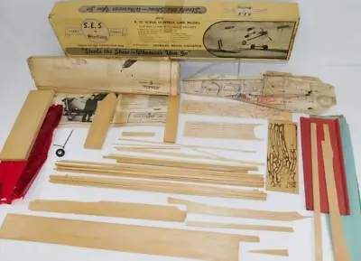 VINTAGE Lot Of 1930s Model Airplanes Control Line Two Kits Megow Plans Sterling • $49
