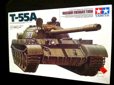 Tamiya 1/35 35257 Russian Polish Czech Soviet T-55A Medium Tank Sealed Model • $65