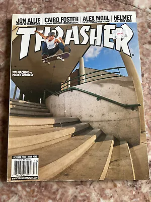 Thrasher Skateboarding Magazine October 2004 🌊🛹🔥 Moul Reynolds Hosoi Etc • $24.95