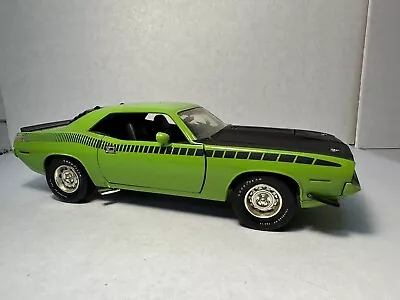 Ertl 1970 Plymouth Cuda AAR 340 Green 1:18 Diecast • $35