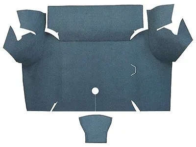 1967-1968 Ford Mustang Coupe Trunk Kit Floor Only Nylon Carpet Trunk Mat 2pc • $144.95