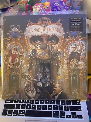 Michael Jackson *Dangerous *2x LP Record *2021 *Epic *NEW *RED + BLACK SWIRL • $38