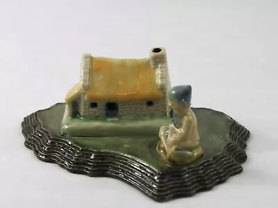 Wade Of Armagh Shamrock Pottery Ireland Tailor And Cottage On Irish Base • $125