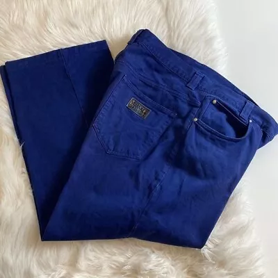 $60 • Buy Versace Classic V2 100% Cotton Men's Blue Jeans Pants Size 38