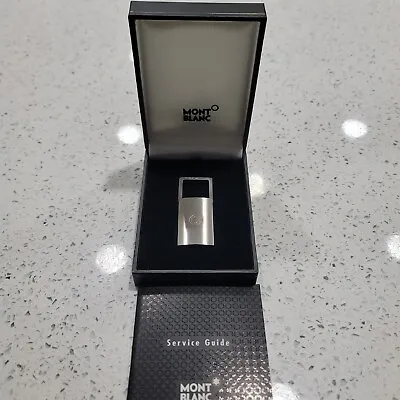 Montblanc Mens Jewellery Contemporary Collection Key Ring Large Carbon ID 7743 • $250