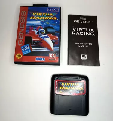 Virtua Racing (Sega Genesis 1994) Complete In Box CIB Authentic • $39.99