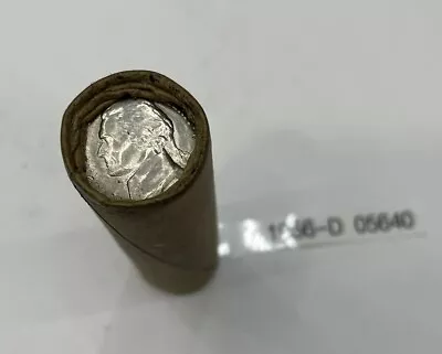 1956-D Jefferson Nickels UNCIRCULATED ROLL OBW - 05640 • $15.50