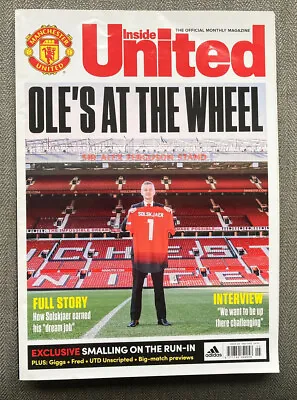 Inside United Magazine September 2019 Manchester United MUFC - Ole ARRIVES • £2.75