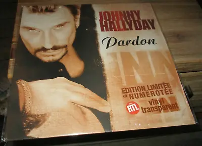 $35.44 • Buy Johnny Hallyday Pardon- Limited & Numbered, Vinyl Transparent-Maxi 12