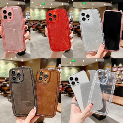 $10.66 • Buy Airbag Luxury+Glitter Silicone Back Case Phone Cover For OppoA93 A97 A57 A72 A96