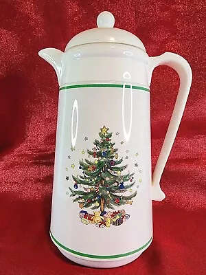 $28.99 • Buy Nikko Thermal Vacuum Carafe  Thermos 1 Liter Christmas Tree. ORIGINAL BOX. 