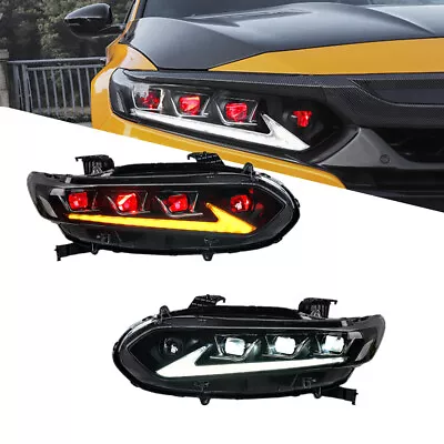 $551.99 • Buy LED Lexus Look Headlights For Honda Accord 10TH GEN 2018-2022 Red Eye Front Lamp