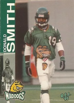 1995 Rel Cfl Donald Smith Memphis Mad Dogs #19 (liberty) • $3.64