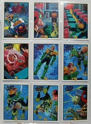 £8.99 • Buy Judge Dredd Trading Card Set Chase Cards Sleep Of The Just #1 - #9