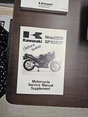 Kawasaki 1998-2006 Ninja250R/GPX250R Motorcycle Service Manual Supplement • $15