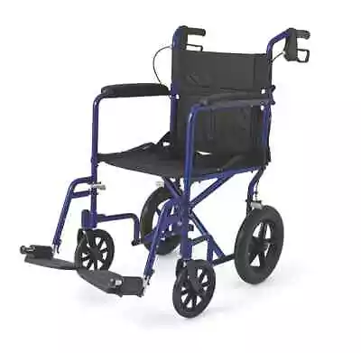 Medline Basic Aluminum Transport Chair With 12  Wheels • $222.37