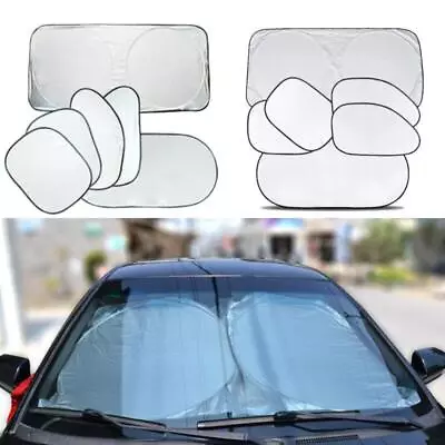 6 X UV Protect Car SUV Window Sun Shade Windshield Sun Visor Folding Cover Block • $30.07