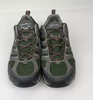 Eddie Bauer Lukla Lightweight Waterproof Hiker Green Gray Mens Size 11.5 • $39.99