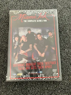 Miami Ink The Complete Series 2 Two DVD R2 Sealed (5 Discs) - FREE DELIVERY • £5.99
