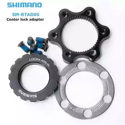 Disc Brake Rotor Adaptor 6-Bolt Rotor To Center Lock Hub MTB Disc Rotor Adapter • $25.52