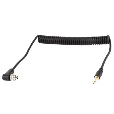 £3.64 • Buy 3.5mm To Male PC Flash Sync Cable Screw Lock For Trigger Studio Lig GF