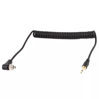 £2.93 • Buy 3.5mm To Male PC Flash Sync Cable Screw Lock For Trigger Studio Light _Z8
