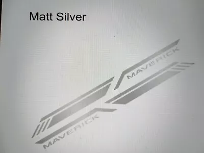 2022-2024 Ford Maverick Side Decal Graphics For Truck Bed In Matt Silver • $17.95